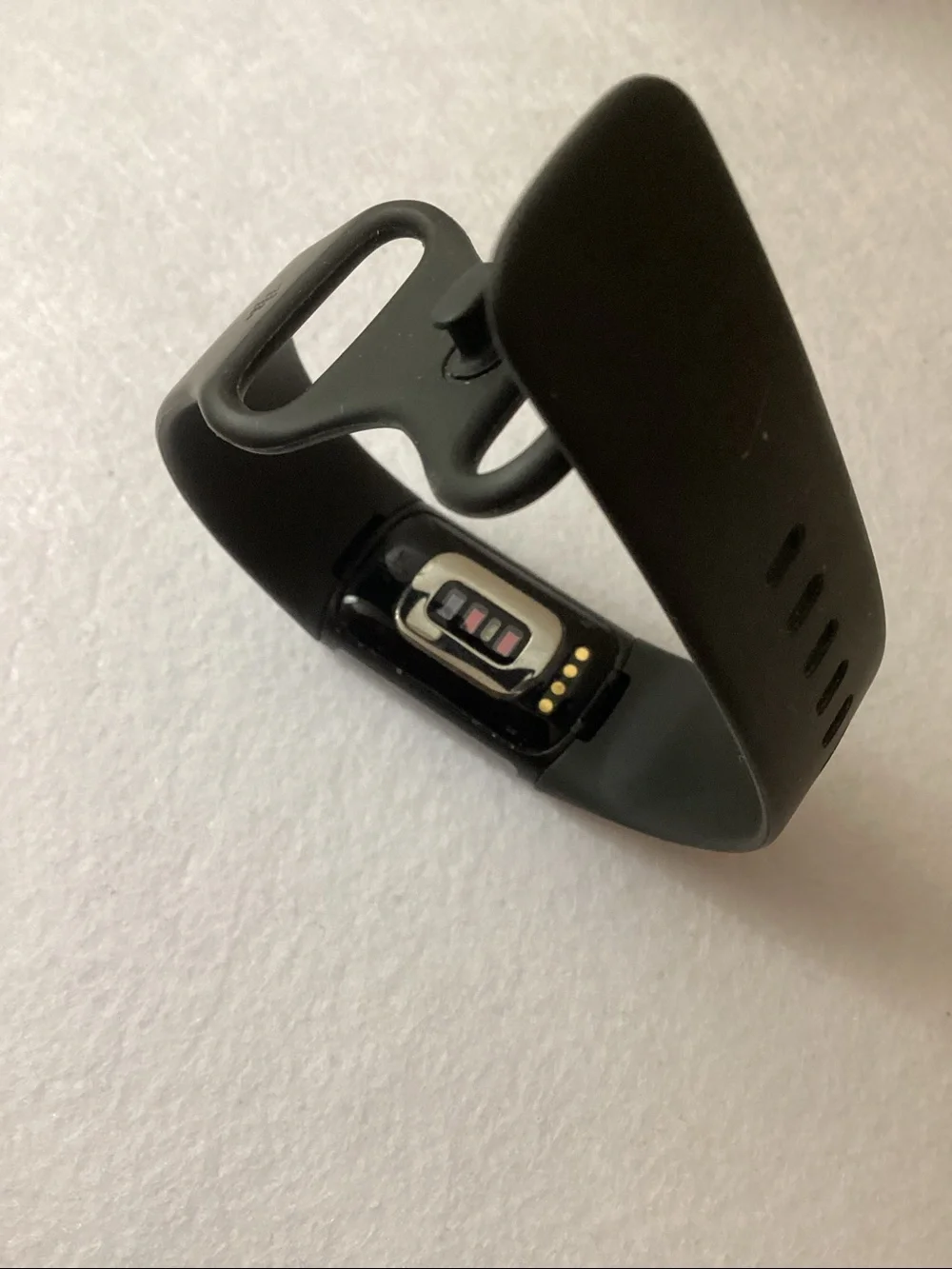 Fitbit Unisex Black Charge 6 Silicone Fitness Tracker Watch 36mm